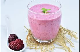 Böğürtlenli Milkshake